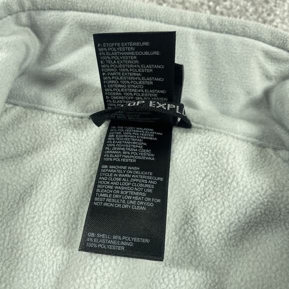 North Face Jacket Womens Small Soft Shell Fleece Zip Up Floral Outdoors - Picture 6 of 16